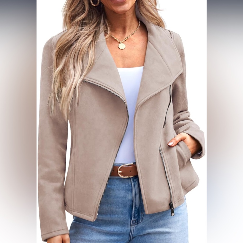Women's Faux Suede Jacket.